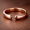 Adjustable Pure Copper Ring, Open Minimalist Band, Handmade Solid Copper Ring, Simple Everyday Wear Ring