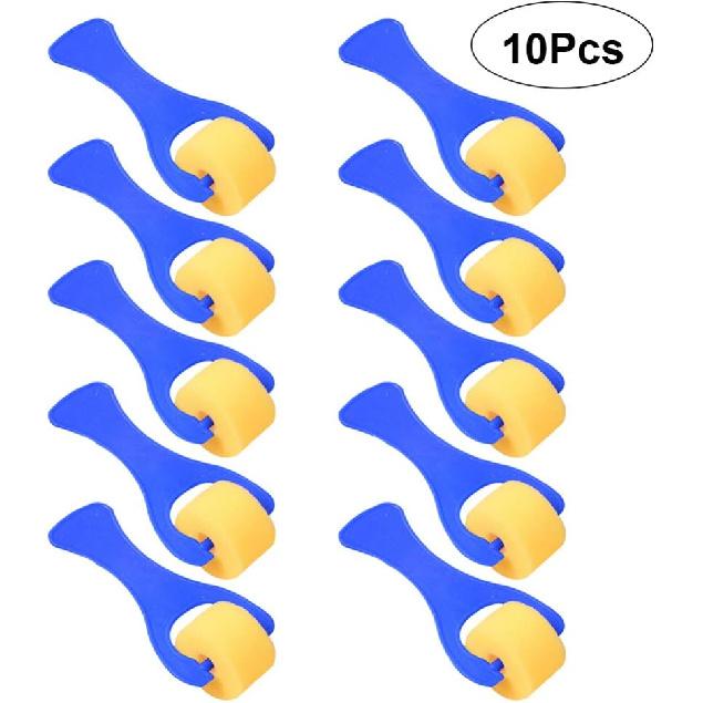 10 Pcs Roller Sponge Brush Painting Stamp Brush Foam Trim Roller Sponge Painting Stamper Kids Paint Tools Kids Painting Kids Suit Paint Rollers Mini