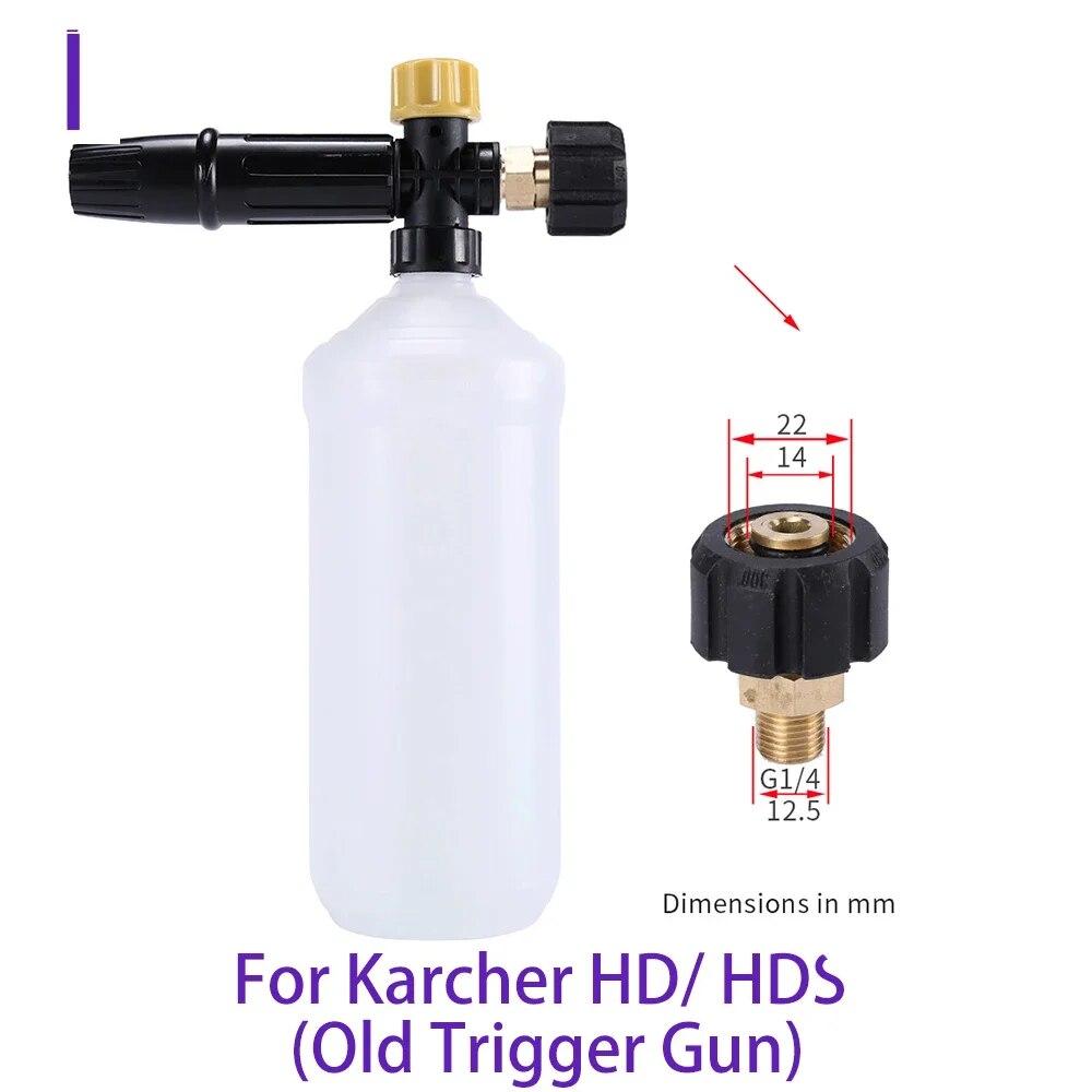 Hochdruckreiniger, einstellbare Schaumkanone, Autowaschanlage, Schneeschaumlanze, Hochdruck-Seifenschäumer, Schaumgenerator, Auto-Schaumreiniger-Spray
