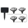 Paw Shaped Solar Garden Lights With Waterproof Led Outdoor Landscape Decor For Nighttime Illumination