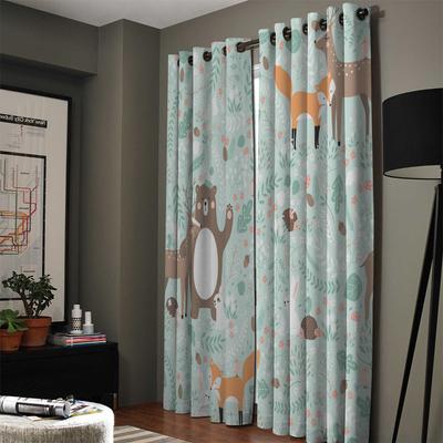 Forest Animal Theme Window Curtains Curtains for Living Room Decorative Items Living Room