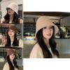 Fisherman Solid Color Cap For Women Autumn Winter Knit Warm Sunshade Unisex Travel Accessory
