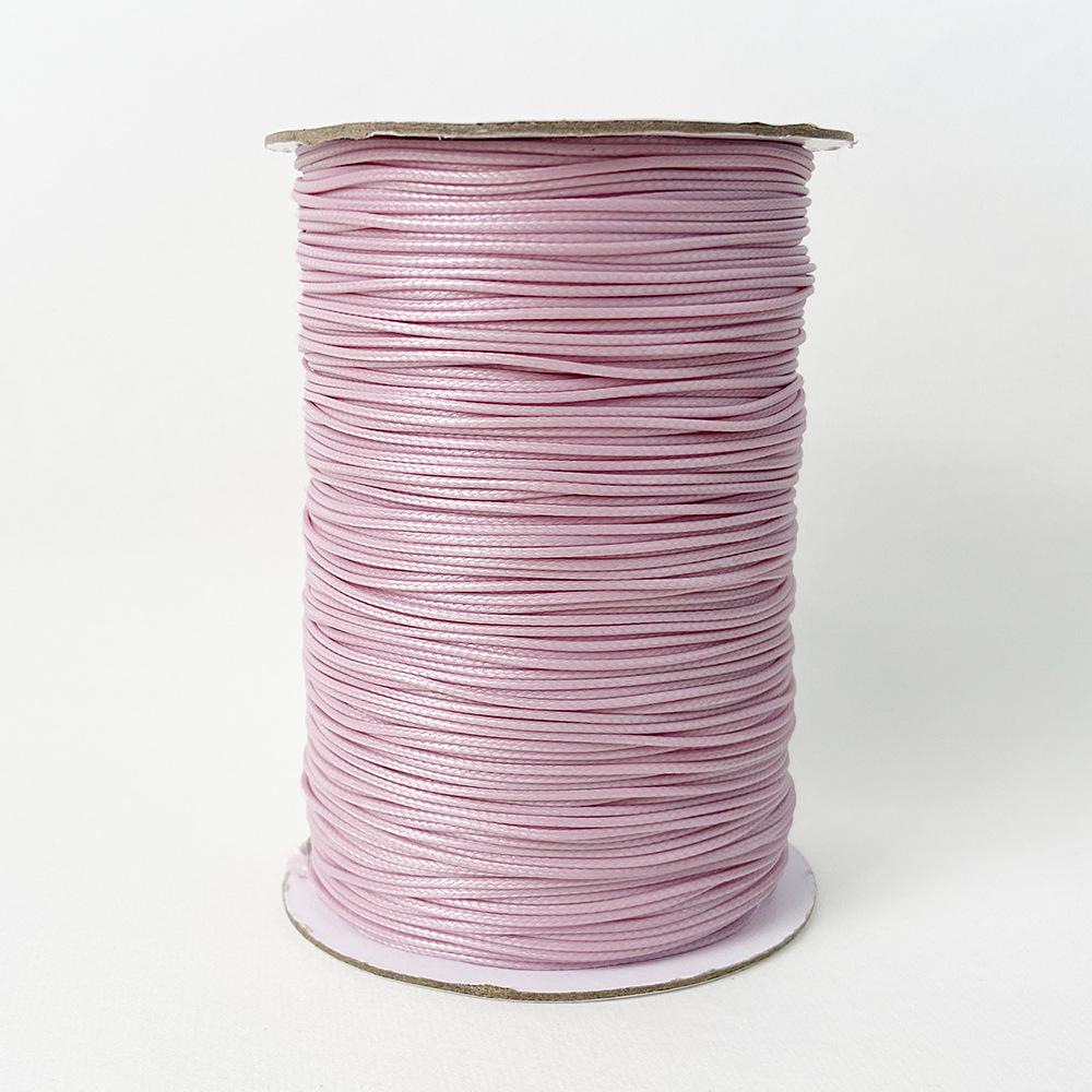1mm Korean Waxed Rope: Jewelry & Pendant Necklace/Braided Bracelet with PU Leather