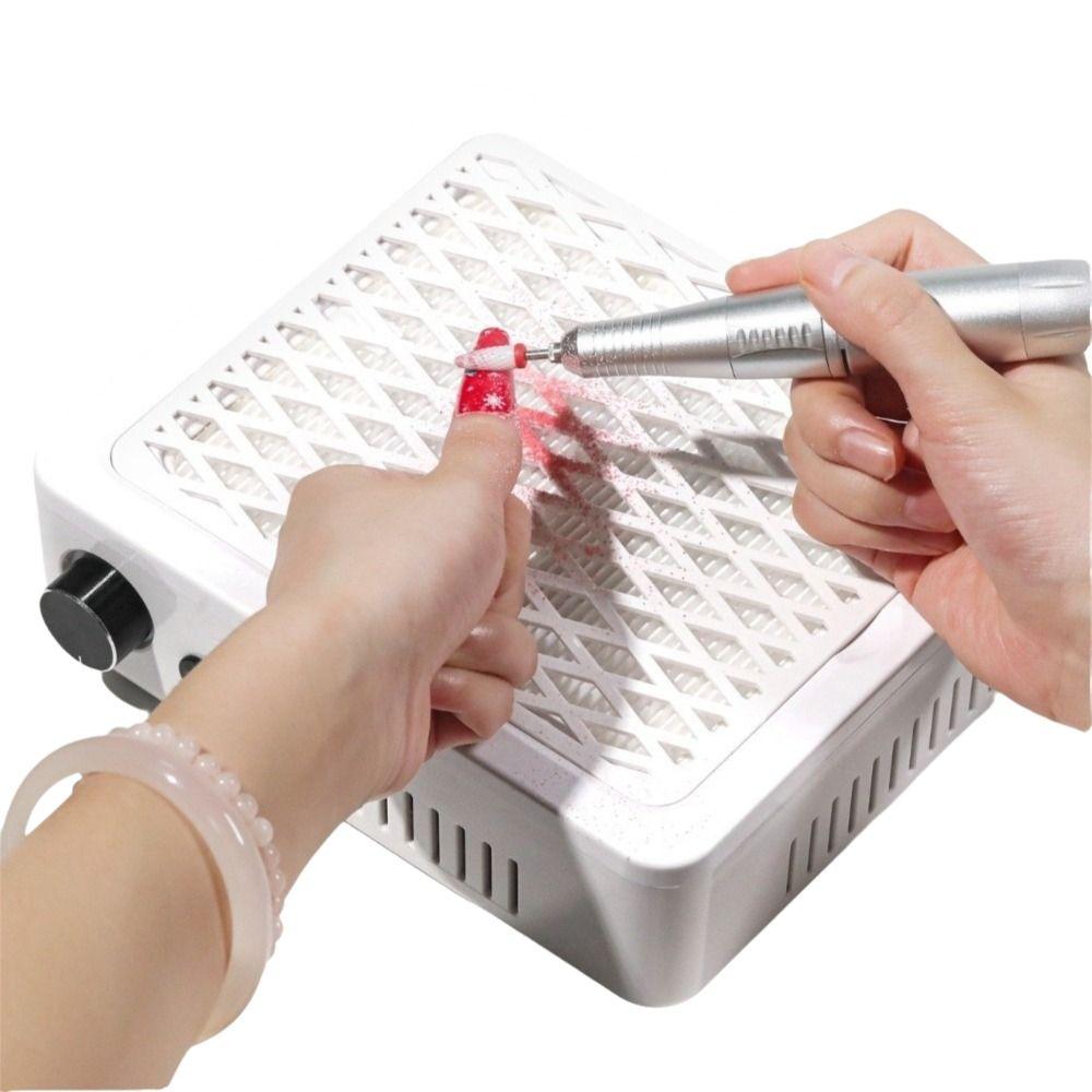 4500RPM Brushless Nail Dust Collector High Suction Power Adjustable Speed Nail Vacuum Cleaner Powerful Suction Nail Dust Remover