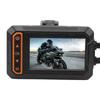 Motorcycle Camera, Front and Rear Dual Lens, 3 Inch 1080P Screen, IP67 Waterproof, Driving Recorder for Motorsports and Cycling