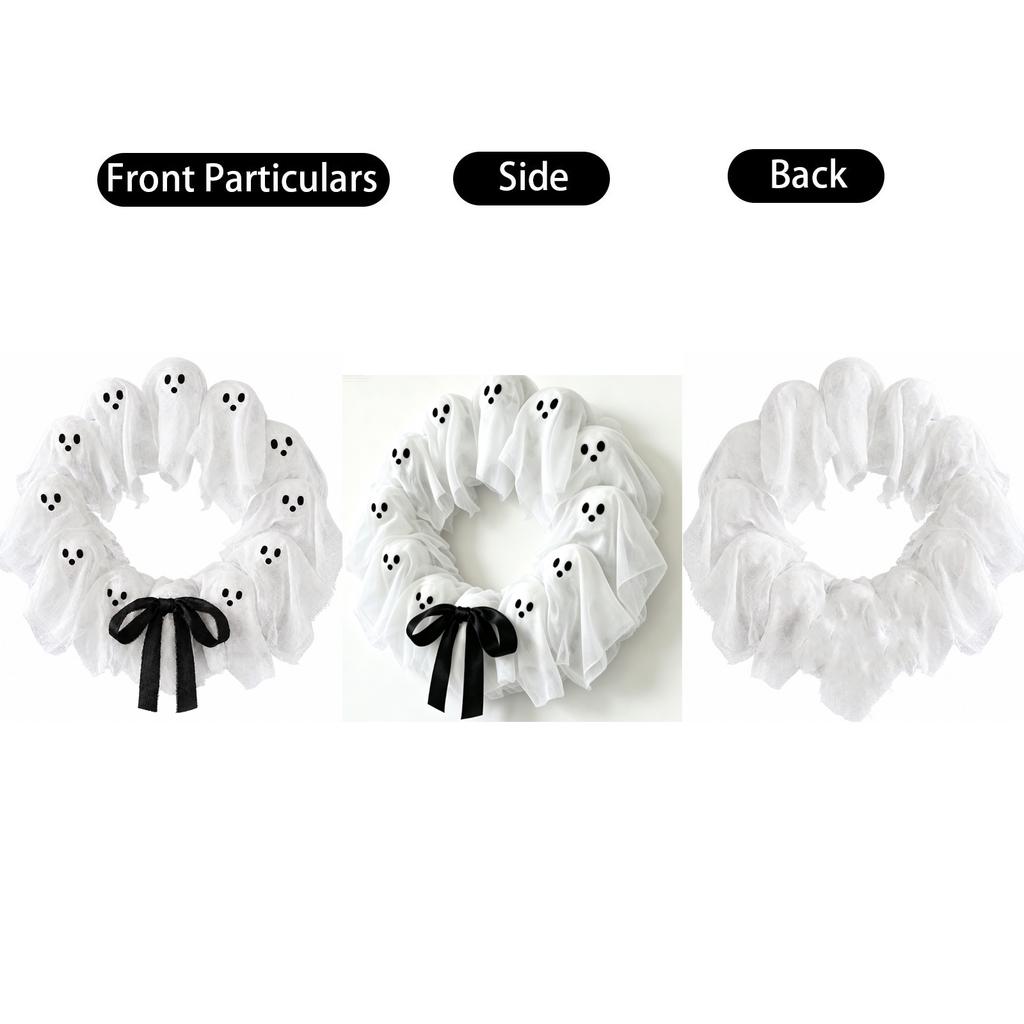 Halloween Wreath Decoration for Front Door Home Decor