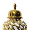Elegant Porcelain Storage Jar - Chinese Inspired Decor for Home and Events