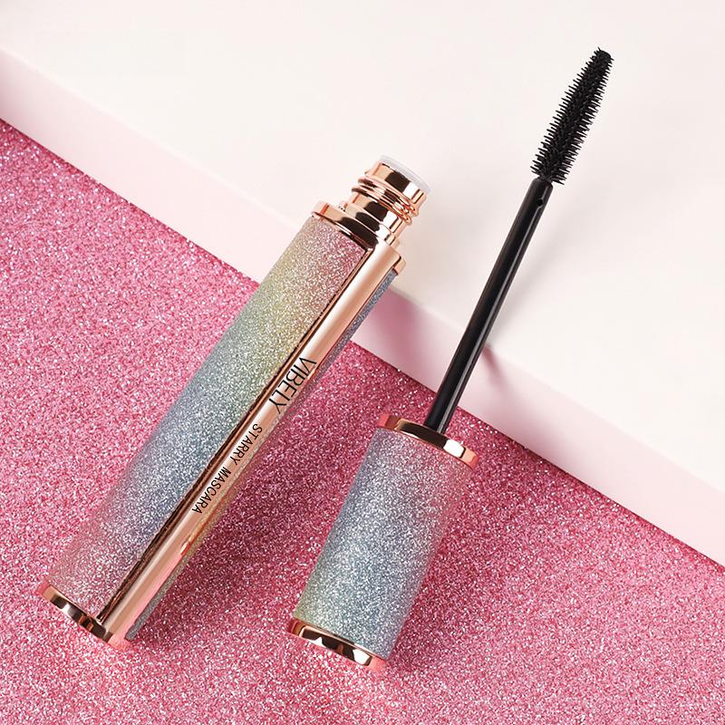 VIBELY Starry Sky Waterproof Lengthening Mascara - Thick, Curled, Sweat-Proof, Long-Lasting, Non-Smudging, Hot Selling.