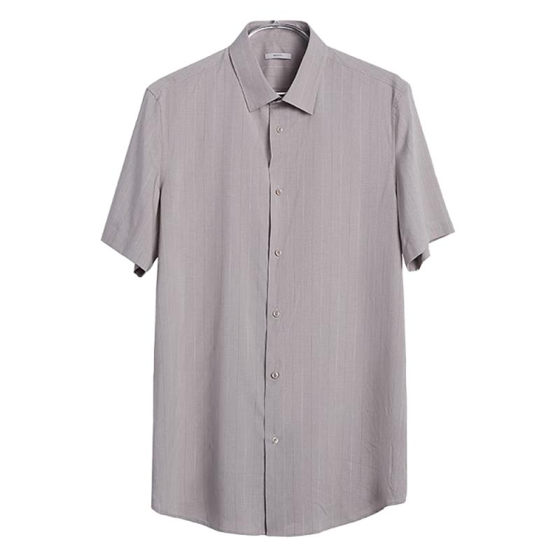 Мужская рубашка VICUTU с коротким рукавом в стиле business casual L