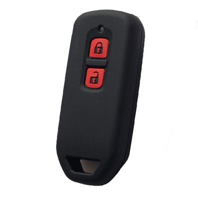ZIAN Honda Smart Key Fodral för Bilar, Svart, 2 Knappar, Nya NBOX Custom, N-Wagon,