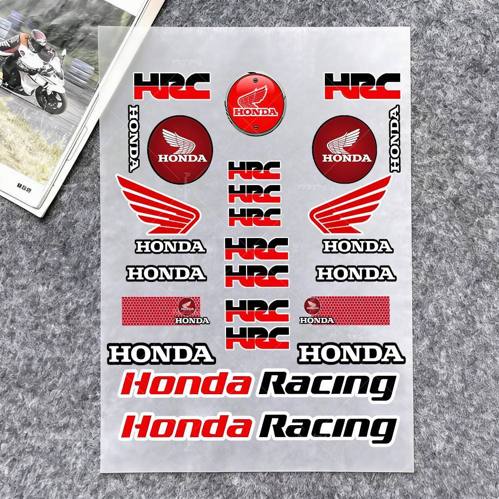 For Honda Reflective Motorcycle Stickers, 3M Safety Warning At Night In The Dark Scooter HelmetsOW3