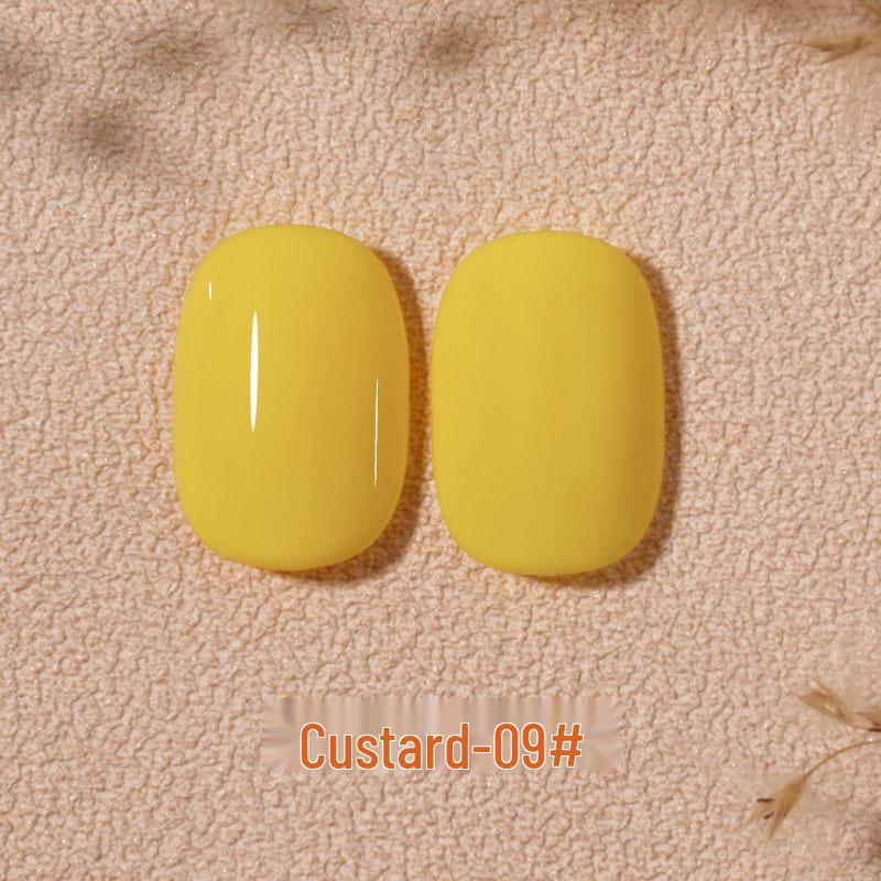 2024 Gel Polish Set: Cheese, Ginger Yellow, Egg Yolk, Milky Yellow Shades - Phototherapy Nail Art Collection