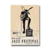 Vintage Jazz Festival Canvas Paintings Retro Jazz Club Poster and Print Wall Art Picture for Living Room Cuadros Home Decoration