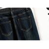 DIMANAF 2025 Plus Size Autumn Women Jeans Pants Denim Harlen pants Elastic Basic Blue High Waist Oversize Fashion Pants 5XL