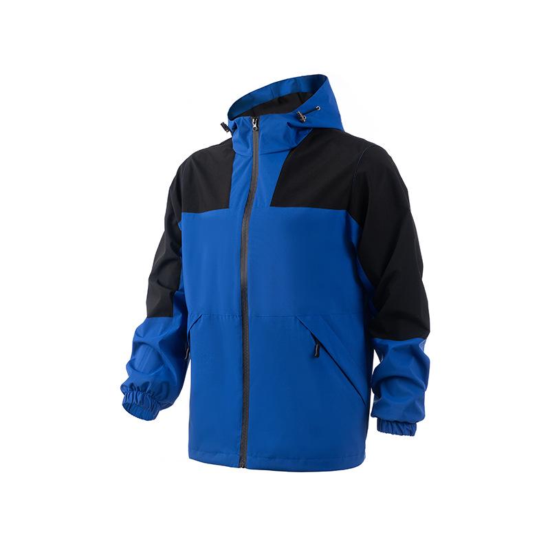 

Мужская ветрозащитная водонепроницаемая куртка софтшелл для весенне-осеннего хайкинга и альпинизма M королевский синий