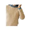 Polo Ralph Lauren Sweater Ss24 Solid Logo Cable Knit Crew Neck Casual Kids Sweater Khaki 313919397-002