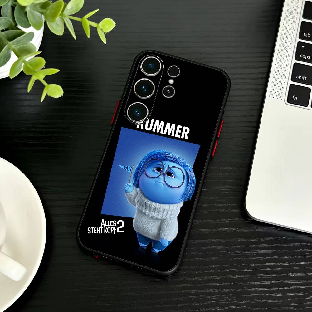 Adventure Anime Inside Out  Phone Case For Samsung S26,S25,S24,S23,S22,S21,S20,Ultra,Plus,FE Black Soft Cover