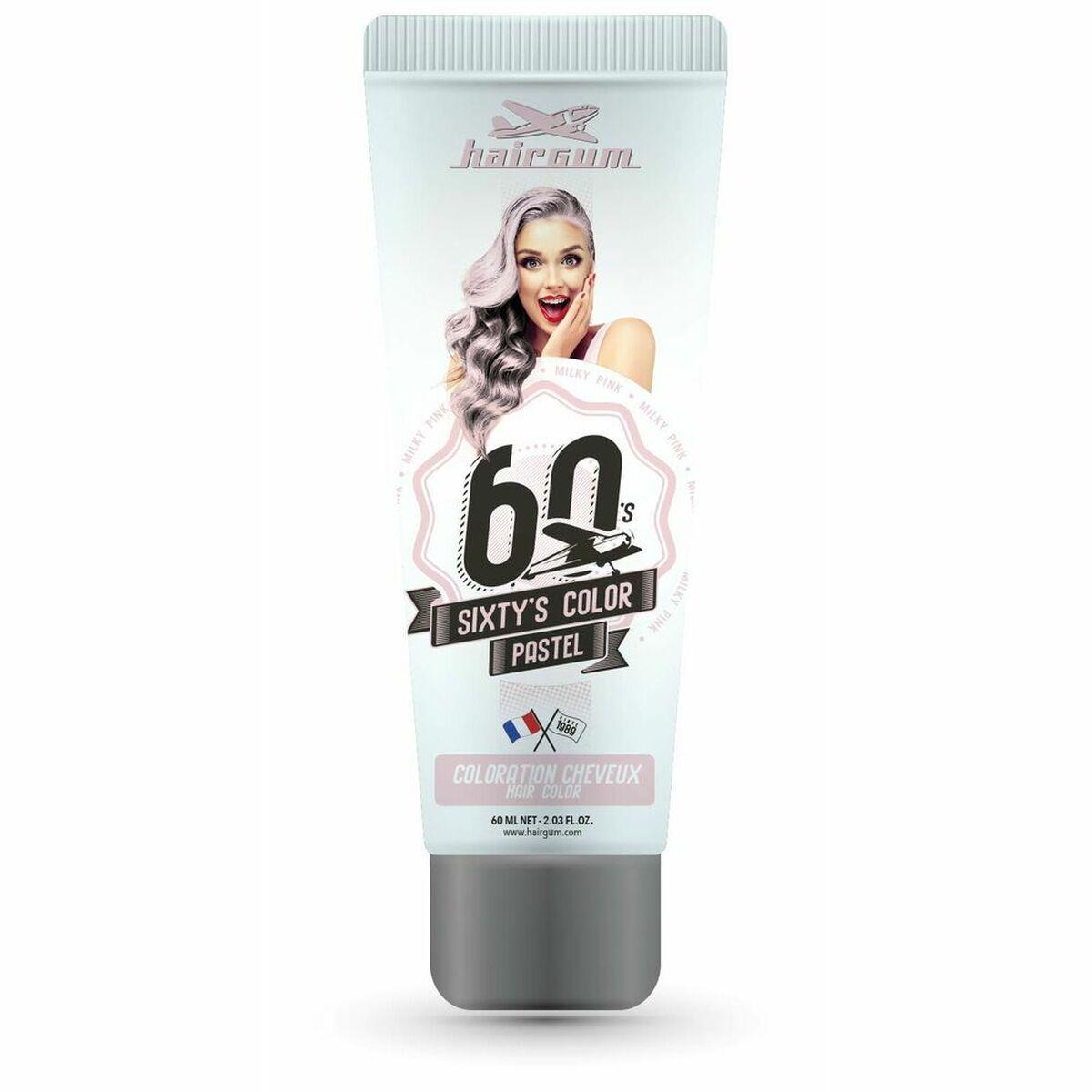 

Semi-permanent hair color Hairgum Sixty s Color milky pink (60 ml)