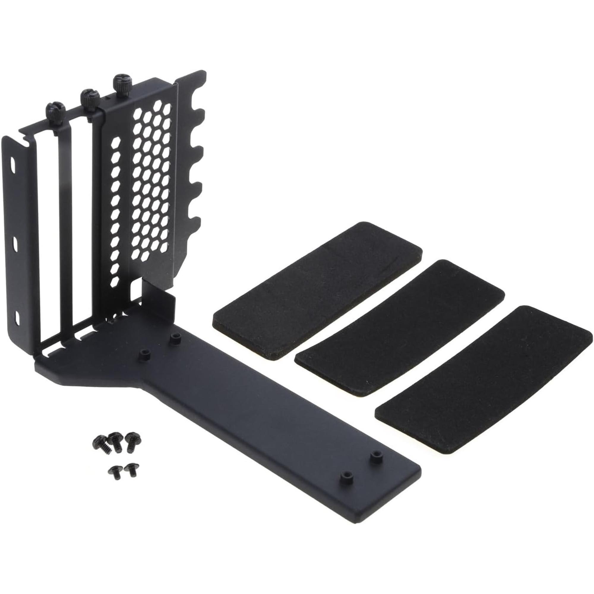 

Вертикальный кронштейн для крепления GPU Держатель видеокарты ПК PCI-E 3.0/4.0 x16 Гибкий удлинительный кабель 90° с защитой от помех