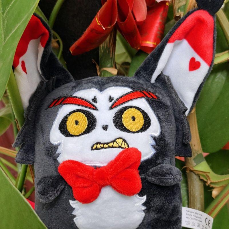 18Cm Adorned With Large Ears Witty Hotel Hazbin Manga Character Husk Cuddly Companions Costume Animation Video Game Cartoonish Statues Plush Doll