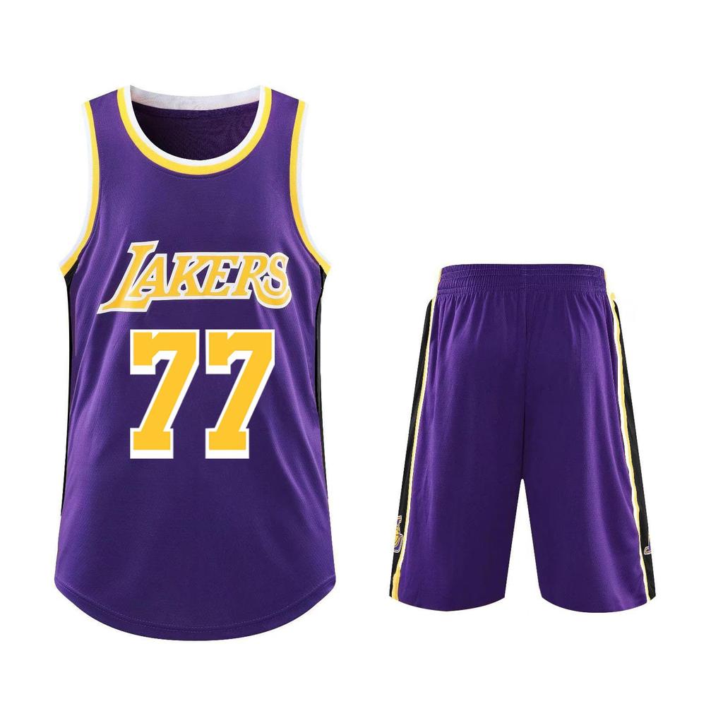 Basketball Clothes Mans Basketball Suit Classic Tops + Pants Basketball Jerseys Suit Set