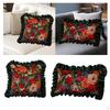 Decorative Floral Seat Cushion Pillow, Detachable for Living Room Use