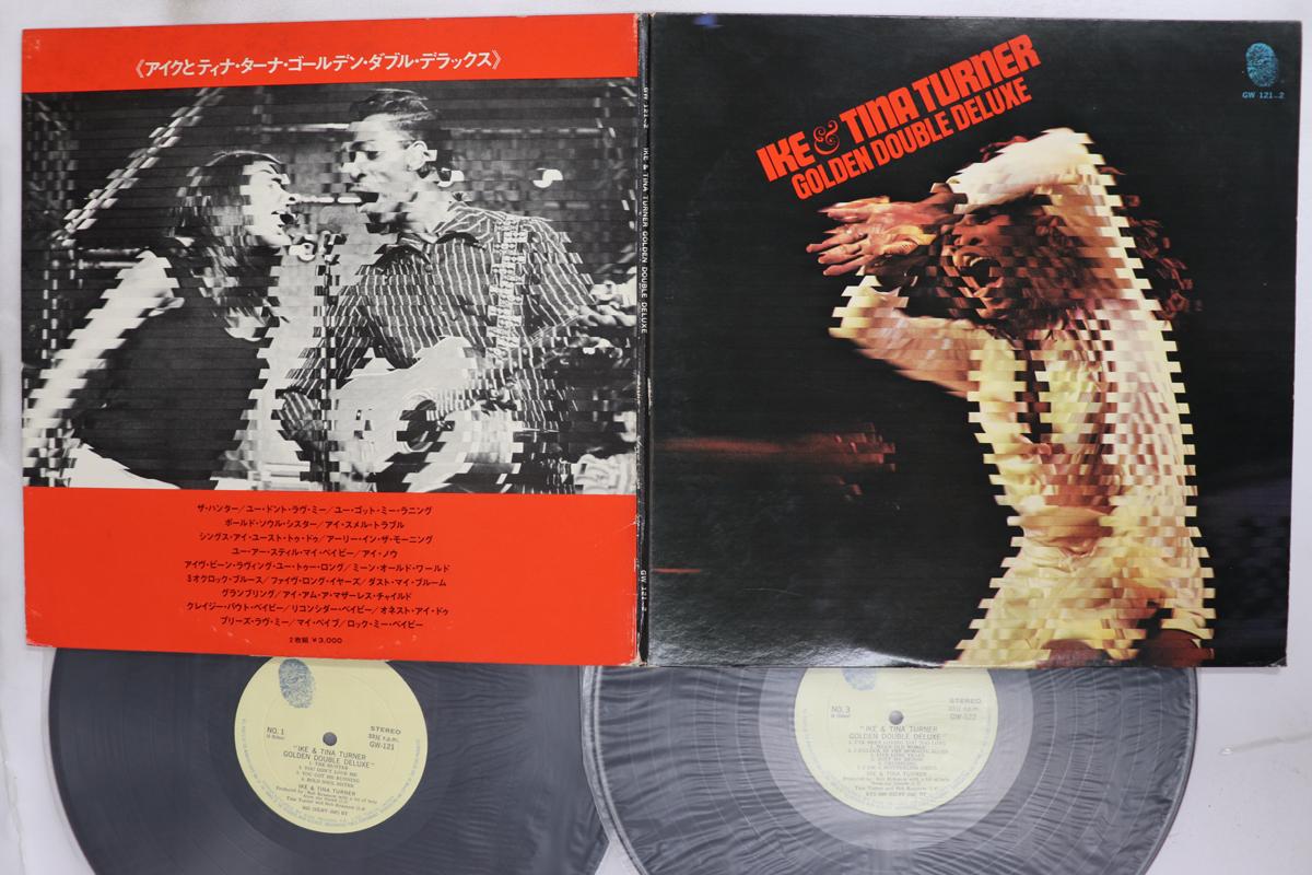 

LP Record IKE TINA TURNER Golden Double Deluxe GW1212 BLUE THUMB 1971 Japan SoulFunk Used