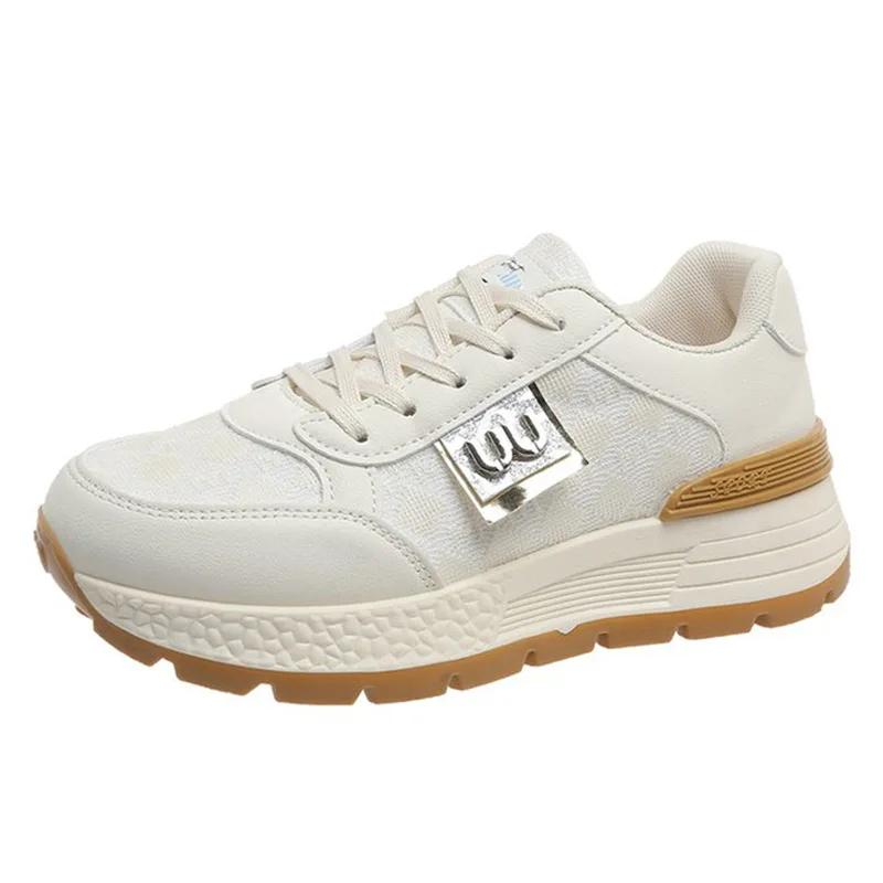 SyfIyno New Bailen Classic Thick Soft-sole Jogging Flats Shoes Students Lace-up Outdoor Sports Shoes Tide