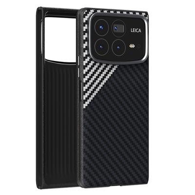 ABEEL For Xiaomi Mix Fold 4 5G Case Compatible with MagSafe Carbon Fiber Texture Back Cover