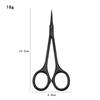 Russian-Style Stainless Steel Cuticle Nippers & Eyebrow Trimmers - Pointed Tip Beauty Scissors