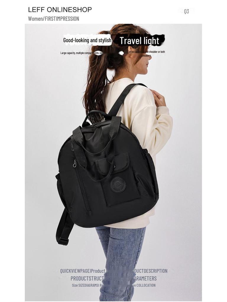 Unisexowy wielofunkcyjny plecak na ramię: Duża pojemność dla studentów, podróży i codziennego użytku.