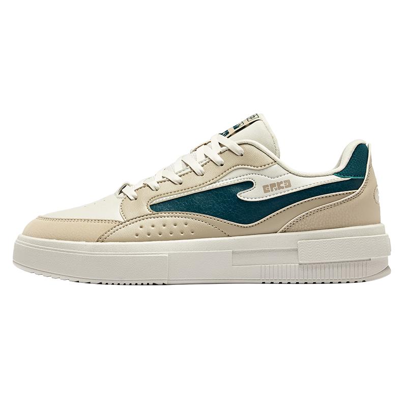 Erke Jinghong Men s Spliced Color-Block Platform Sneakers 43
