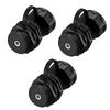 IP68 Waterproof 3.5mm Auxiliary Panel Mount Socket 3.5mm TRS Threaded Connector With Protective Cap For Harsh Environment