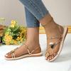 Large Size Slippers Female Summer New Love Set Toe Sandals Seaside Beach Sandals
