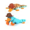 3D Printed Articulated Platypus Irritability Toy With Movable Joints For Stress Relief, Desktop Home Decoration