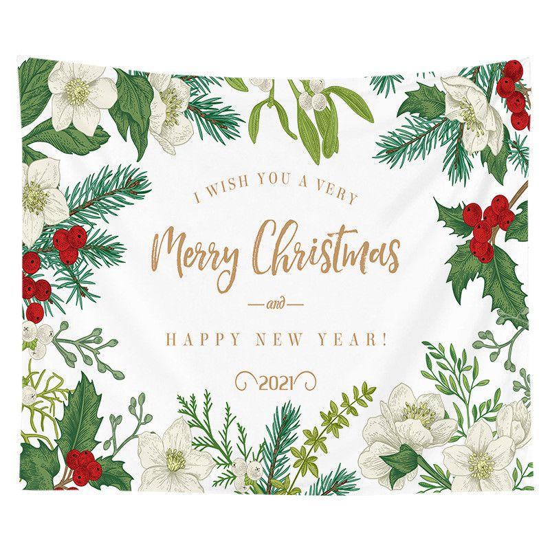 Wall Tapestry Christmas Hanging Cloth Background Xmas Home Decoration Tapestry