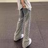 JYL Men's Cargo Flare Jeans Camo Spring American Trendy Loose Floor-Length Denim