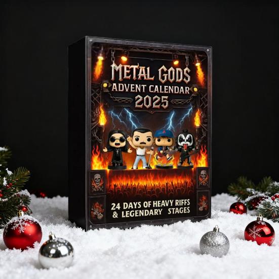 Legends of Rock Metal Adventní kalendář 2025 24denní odpočítávací krabička s