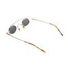 Fuji ORIGINAL NURSE Nurse 2WAY Titanium Frame Date Glasses Ultra Small Round Glasses Sunglasses Ultra Light [meSmart] (Mt. Glasses) 2.0 (Gold)