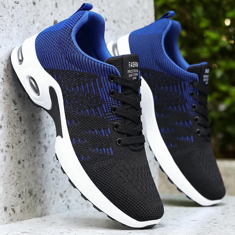 Men's Shoes Summer New Breathable Running Shoes Soft Sole Lightweight Casual All Match Sports Shoes