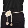 Pearl Body Chain All-match Women Waist Chain Punk Camellia Waist Chain  Girl
