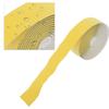 BULLSPANN 1 Pair Bicycle Handlebar Carbon Fiber Pattern Grip Tape for Road Bikes and Yellow Tape, Anti-Slip, Shock-Absorbing, MTBs,