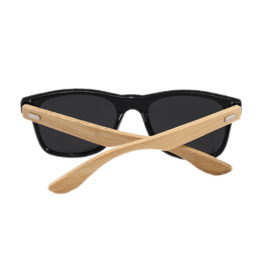 Fashion Bamboo Wood Vintage Square Sunglasses Men Women Luxury Brand Designer Sun Glasses Wooden Driving UV400 Eyewear