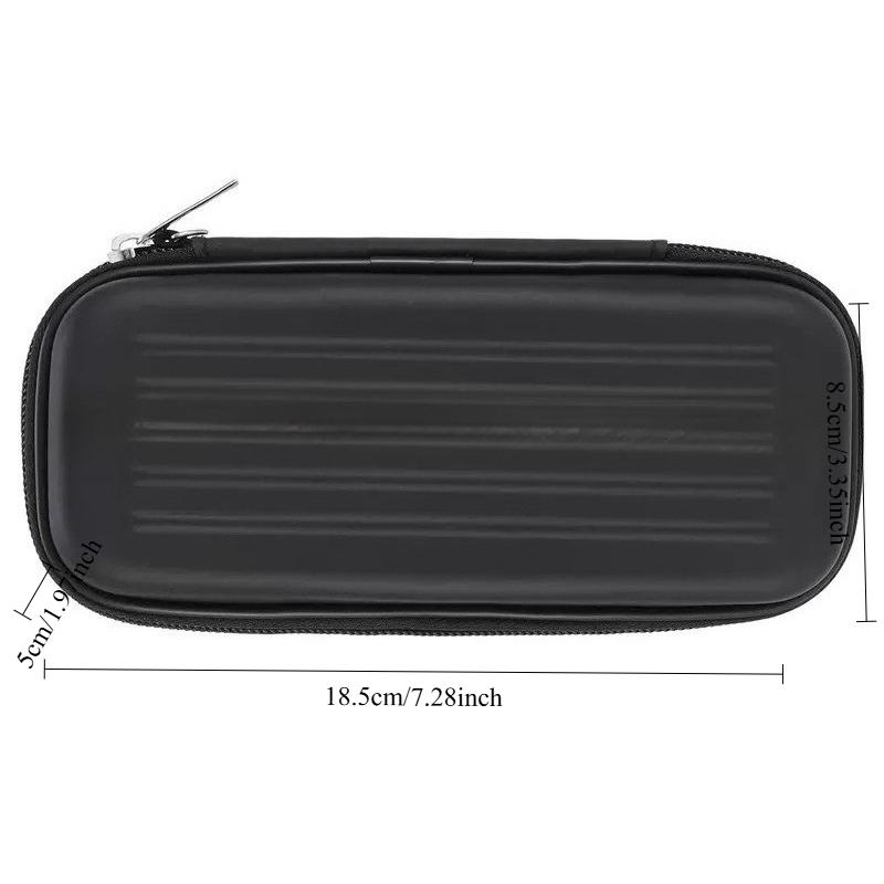 

1pc Soft Tip Dart Case Portable 3 Darts Storage Bag EVA Hard Shell Material Multi Functional Dart Holder чёрный