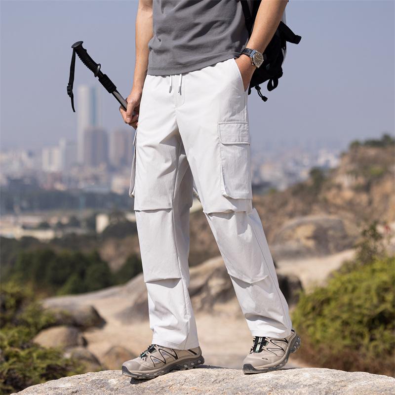 Men's Outdoor Tooling Casual Pants Men's and Women's Pants Spring and Summer New Loose Straight Mountaineering Trousers