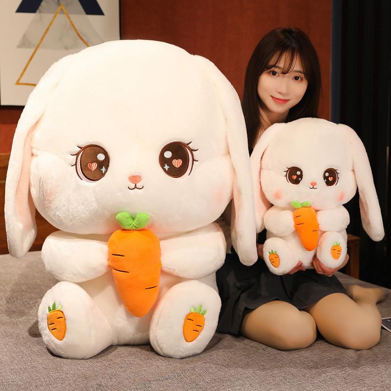 Cartoon Turnip Rabbit Plush Toy Cute Children Sleep With Girls Holiday Gifts