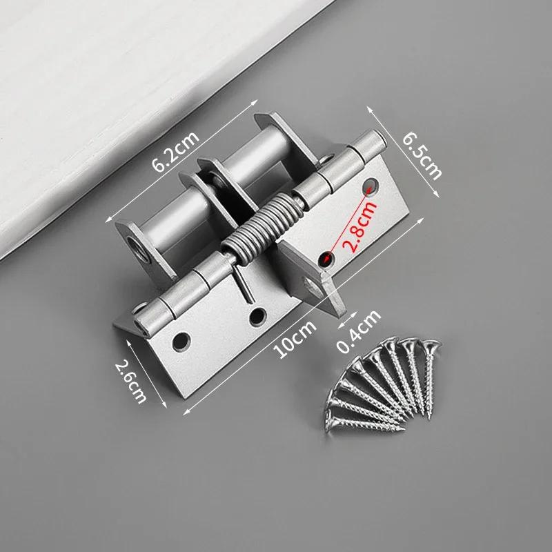 1 buc Balamală cu arc cu autoînchidere, silențioasă, cu închidere automată, amortizor de ușă, dulap, balama la 90 de grade, feronerie pentru mobilă, accesorii