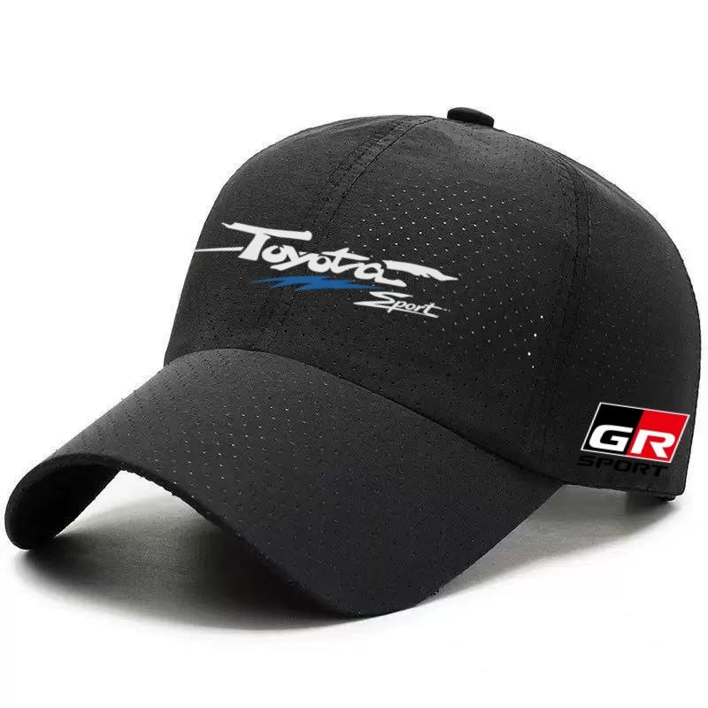 2026 New Toyota Logo GR Racing Summer Thin Breathable Soft Top Baseball Hat Outdoor Riding Sunshade Hat Duck Tongue Hat