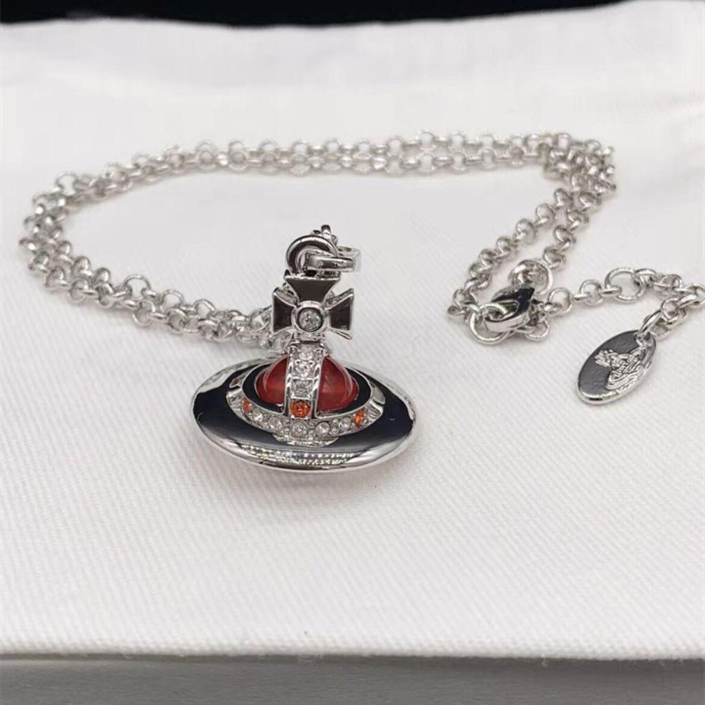 Vivienne Westwood Císařovna Vdova 10mm Orb UFO Přívěsek Choker