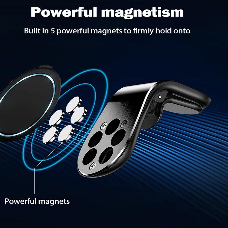 Magnetic Car Speedometer Mount Magnetic Car Speedometer Holder Clip For Air Vent Ensures Driving Safety Speedometer Support